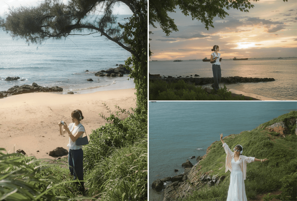 L&agrave;n nước xanh trong ở B&atilde;i Dứa l&agrave; ph&ocirc;ng nền ho&agrave;n hảo cho mọi bức ảnh check-in, đơn giản m&agrave; cuốn h&uacute;t (Nguồn: Nguyễn Trinh)